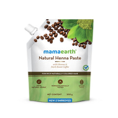 Mamaearth Natural Henna Paste with Henna & Dark Roasted Coffee 200g Mamaearth Natural Henna Paste with Henna & Dark Roasted Coffee 200g