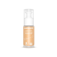 Mamaearth Hydra Glow Full Coverage Foundation With Vitamin C & Turmeric 30ml Mamaearth Hydra Glow Full Coverage Foundation With Vitamin C & Turmeric 30ml