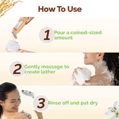 Mamaearth Rice Water Moisturizing Body Wash with Rice Water & Hydrating Lily 250ml Mamaearth Rice Water Moisturizing Body Wash with Rice Water & Hydrating Lily 250ml
