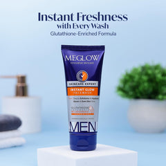 Leeford Meglow Men Instant Glow Facewash 70g Leeford Meglow Men Instant Glow Facewash 70g