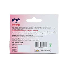 Sri Sri Tattva Ayurvedic Lip With Natural Butter,Rose & Grape Extract Balm 10gm Sri Sri Tattva Ayurvedic Lip With Natural Butter,Rose & Grape Extract Balm 10gm