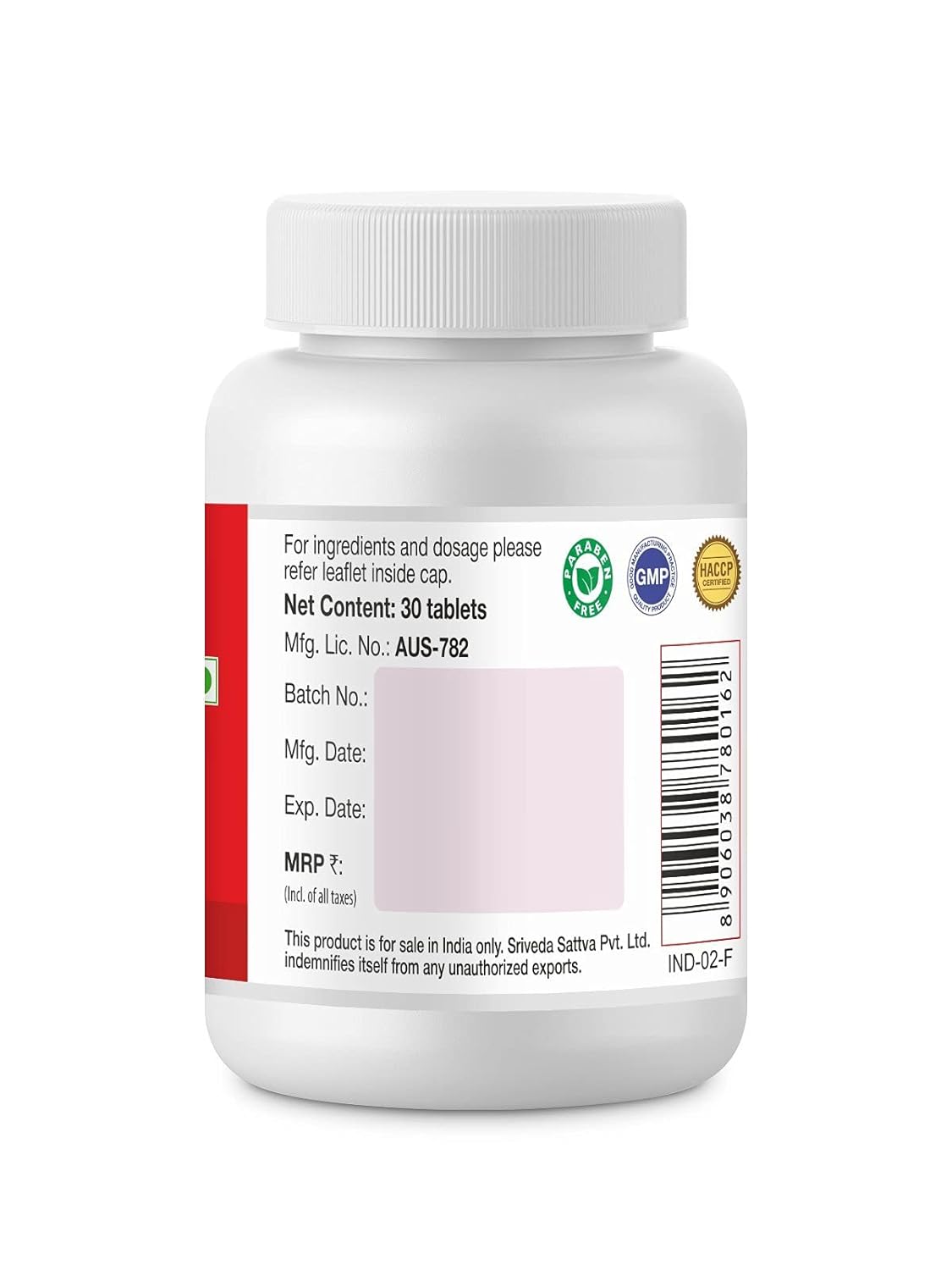 Sri Sri Tattva Ayurvedic Dhatri Lauha 300mg Iron Supplement 30 Tablets