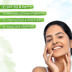 Mamaearth HydraGel Indian Sunscreen with Aloe Vera and Raspberry for Sun Protection 50g Mamaearth HydraGel Indian Sunscreen with Aloe Vera and Raspberry for Sun Protection 50g