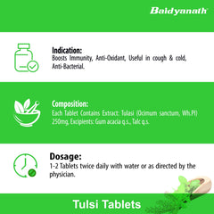 Baidyanath Ayurvedic Tulsi 60 Capsules Baidyanath Ayurvedic Tulsi 60 Capsules