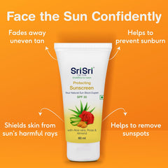 Sri Sri Tattva Protecting Sunscreen SPF 30 Cream 60ml Sri Sri Tattva Protecting Sunscreen SPF 30 Cream 60ml