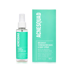 Acne Squad Breakout Terminator Back & Body Spray 100ml Acne Squad Breakout Terminator Back & Body Spray 100ml