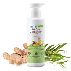 Mamaearth Anti Dandruff Conditioner With Tea Tree & Ginger Oil For Dandruff Free Hair 250ml Mamaearth Anti Dandruff Conditioner With Tea Tree & Ginger Oil For Dandruff Free Hair 250ml