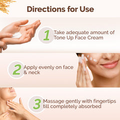Mamaearth Rice Water Tone Up Face Cream with Rice Water & Niacinamide for Glass Skin 50g Mamaearth Rice Water Tone Up Face Cream with Rice Water & Niacinamide for Glass Skin 50g