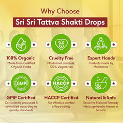 Sri Sri Tattva Ayurvedic Shakti Drops 10ml Sri Sri Tattva Ayurvedic Shakti Drops 10ml