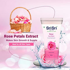 Sri Sri Tattva Rose With Rose Extract Face Wash 60ml Sri Sri Tattva Rose With Rose Extract Face Wash 60ml