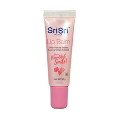 Sri Sri Tattva Ayurvedic Lip With Natural Butter,Rose & Grape Extract Balm 10gm Sri Sri Tattva Ayurvedic Lip With Natural Butter,Rose & Grape Extract Balm 10gm