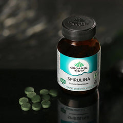 Organic India Spirulina 120 Tablets Organic India Spirulina 120 Tablets
