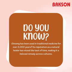 Bakson's Ginseng Plus 30 Capsule Bakson's Ginseng Plus 30 Capsule