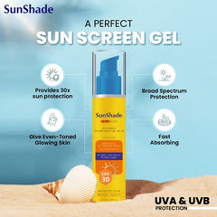 Leeford Sunshade Sunscreen Gel SPF 30 & SPF 50 With Glycolic Acid 50ml Leeford Sunshade Sunscreen Gel SPF 30 & SPF 50 With Glycolic Acid 50ml