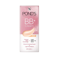 POND'S Bb+ Cream Instant Spot Coverage + Light Make-Up Glow SPF 30 PA++ Ivory 30G POND'S Bb+ Cream Instant Spot Coverage + Light Make-Up Glow SPF 30 PA++ Ivory 30G