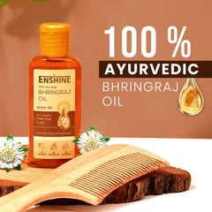 Leeford 100% Ayurvedic Enshine Bhringraj Hair Oil 60ml Leeford 100% Ayurvedic Enshine Bhringraj Hair Oil 60ml
