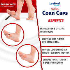 Leeford Cornex Corn Cap 1 Box 40 Strips Leeford Cornex Corn Cap 1 Box 40 Strips