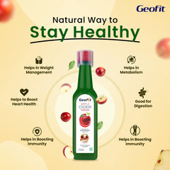 Leeford Geofit Organic Apple Cider Vinegar Juice 500ml Leeford Geofit Organic Apple Cider Vinegar Juice 500ml