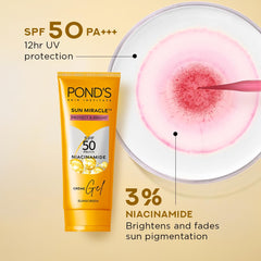POND's Sun Miracle Spf 50 Pa+++ Crème Gel Sunscreen POND's Sun Miracle Spf 50 Pa+++ Crème Gel Sunscreen