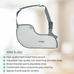 Leeford Pouch Arm Sling Color Random Leeford Pouch Arm Sling Color Random