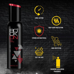 Leeford Rockon Unisex Intense,Ignite,Impulse Deodorant Leeford Rockon Unisex Intense,Ignite,Impulse Deodorant
