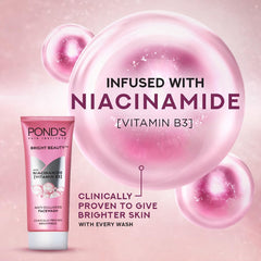 POND'S Bright Beauty Anti Dullness & Brightening With Niacinamide Facewash POND'S Bright Beauty Anti Dullness & Brightening With Niacinamide Facewash