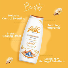 Leeford Dermi Fresh Prickly Heat Powder Jasmine,Sandal,Extra Cool,Lavender,Rose and Lemon Fragrance Leeford Dermi Fresh Prickly Heat Powder Jasmine,Sandal,Extra Cool,Lavender,Rose and Lemon Fragrance
