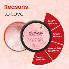 Leeford Eloway Body Yogurt Strawberry 200ml Leeford Eloway Body Yogurt Strawberry 200ml