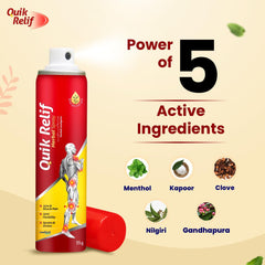 Leeford Quik Relif Fast Pain Relief Spray 55g Leeford Quik Relif Fast Pain Relief Spray 55g