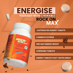 Leeford ROCKON MAX Energy Chewable 30 Tablets Leeford ROCKON MAX Energy Chewable 30 Tablets