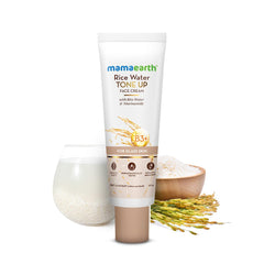 Mamaearth Rice Water Tone Up Face Cream with Rice Water & Niacinamide for Glass Skin 50g Mamaearth Rice Water Tone Up Face Cream with Rice Water & Niacinamide for Glass Skin 50g