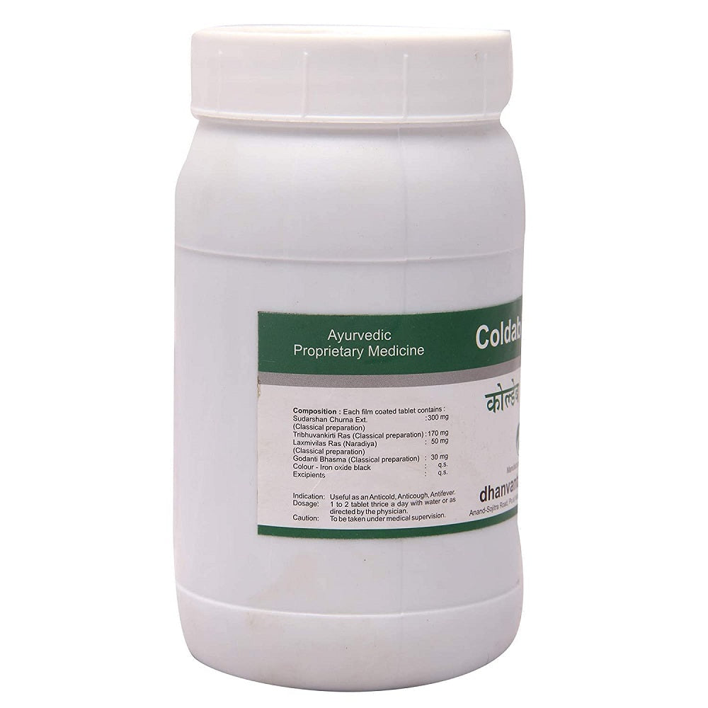 Dhanvantari Ayurvedic Coldab Anticold,Anticough & Antifever Table