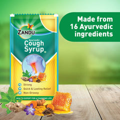 Zandu Ayurvedic Cough Non Drowsy Liquid Syrup Zandu Ayurvedic Cough Non Drowsy Liquid Syrup