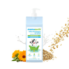 Mamaearth Milky Soft Shampoo with Oats,Milk and Calendula for Babies 400ml Mamaearth Milky Soft Shampoo with Oats,Milk and Calendula for Babies 400ml