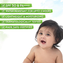 Mamaearth Baby Rich Moisturizing Ultra Light Sunscreen 50g Mamaearth Baby Rich Moisturizing Ultra Light Sunscreen 50g