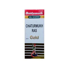 Baidyanath Ayurvedic Chaturmukh Ras (Suvarna.Yukta) 10 Tablets Baidyanath Ayurvedic Chaturmukh Ras (Suvarna.Yukta) 10 Tablets