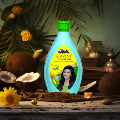 Aswini Homeo Pharmacy Feuchtigkeitsspendendes, feuchtigkeitsspendendes Haaröl mit Kokosnussduft Aswini Homeo Pharmacy Feuchtigkeitsspendendes, feuchtigkeitsspendendes Haaröl mit Kokosnussduft