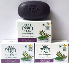 Gnfc Neo Neem Soap Aloe Vera and Tulsi With 21% Neem Seed Oil Soap 3 x 75 g Gnfc Neo Neem Soap Aloe Vera and Tulsi With 21% Neem Seed Oil Soap 3 x 75 g