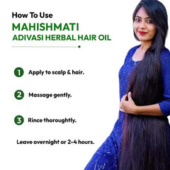 Mahishmati Ayurvedic Adivasi Herbal Hair Growth Oil 100ml Mahishmati Ayurvedic Adivasi Herbal Hair Growth Oil 100ml