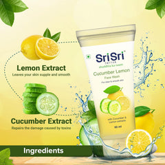 Sri Sri Tattva Shuddhta ka Naam Cucumber Lemon Face Wash 60 ml Sri Sri Tattva Shuddhta ka Naam Cucumber Lemon Face Wash 60 ml