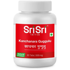 Sri Sri Tattva Ayurvedic Kanchanara Guggulu 500mg 30 Tablet Sri Sri Tattva Ayurvedic Kanchanara Guggulu 500mg 30 Tablet
