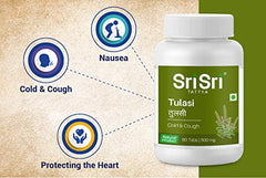 Sri Sri Tattva Ayurvedic Tulasi 500mg 60 Tablet Sri Sri Tattva Ayurvedic Tulasi 500mg 60 Tablet
