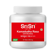Sri Sri Tattva Ayurvedic Kamadudha Rasa 250mg With Mouktika 25 Tablet Sri Sri Tattva Ayurvedic Kamadudha Rasa 250mg With Mouktika 25 Tablet