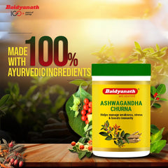 Baidyanath Ayurvedic Ashwagandha Churna Powder 100g Baidyanath Ayurvedic Ashwagandha Churna Powder 100g