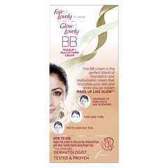 Fair & Lovely Glow & Lovely BB Cream Make Up & Multivitamin Cream Shade 01, 9g Fair & Lovely Glow & Lovely BB Cream Make Up & Multivitamin Cream Shade 01, 9g