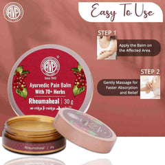 AVP Ayurvedic Rhuemaheal Fast Pain Relief Balm 30g AVP Ayurvedic Rhuemaheal Fast Pain Relief Balm 30g