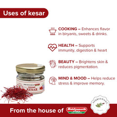 Baidyanath Ayurvedic (Jhansi) Kashmir Kesar 1gm Baidyanath Ayurvedic (Jhansi) Kashmir Kesar 1gm