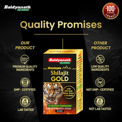 Baidhyanath Ayurvedic Shilajit Forte With Gold 20 Capsule Baidhyanath Ayurvedic Shilajit Forte With Gold 20 Capsule