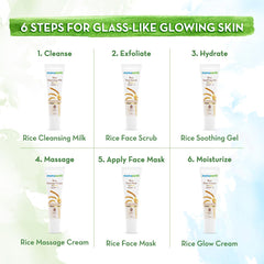Mamaearth Rice Facial Kit With Rice Water & Niacinamide for Glass Skin 60g Mamaearth Rice Facial Kit With Rice Water & Niacinamide for Glass Skin 60g