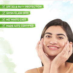 Mamaearth Rice Sunscreen Gel with Rice Water & Niacinamide for UVA & UVB Protection 50g Mamaearth Rice Sunscreen Gel with Rice Water & Niacinamide for UVA & UVB Protection 50g